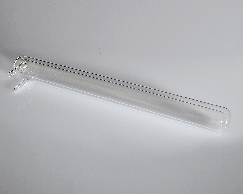 Double wall tubes made of quartz glass